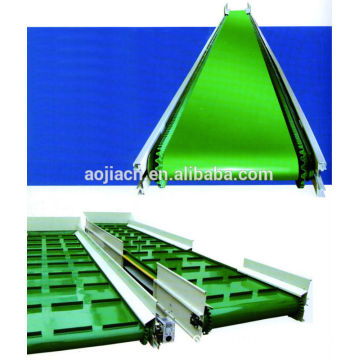 PVC/PU belt conveyors for agriculture product processing